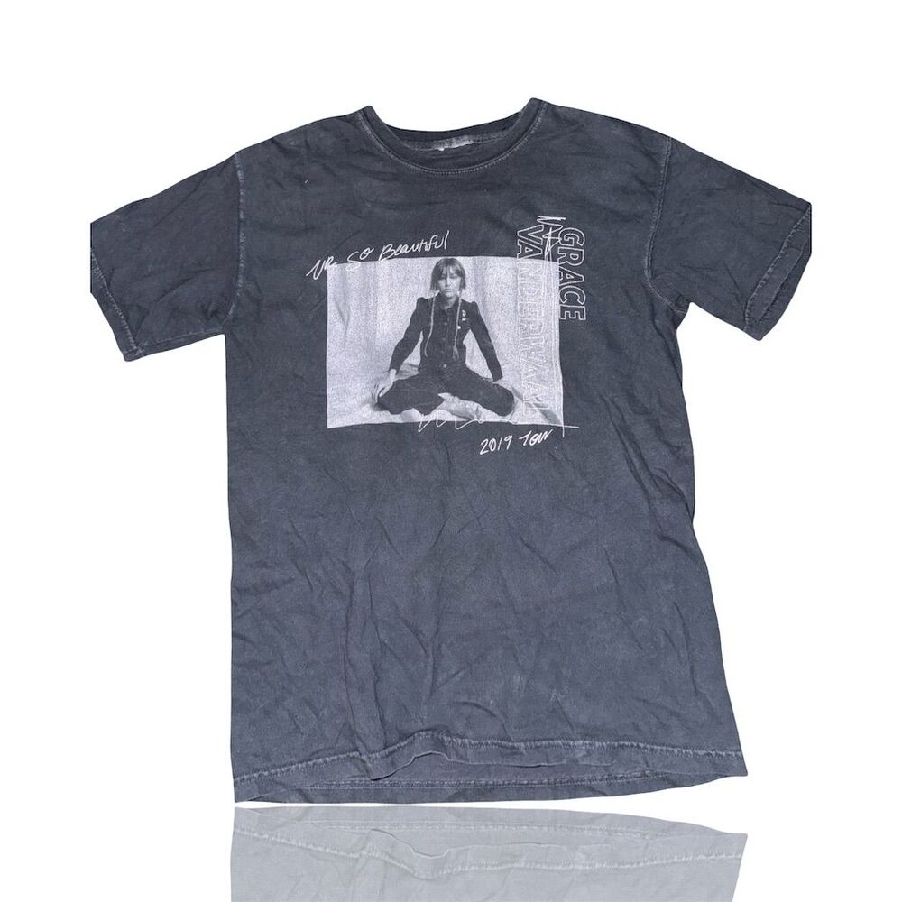 Grace VanderWaal 2019 Tour T-Shirt Black Unisex Size S Graphic Print